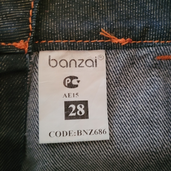Banzai Italian Designed flare Jeans no zipper 26 - Picture 12 of 16